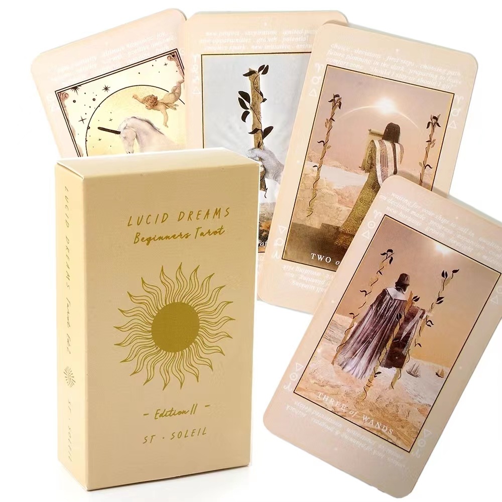Tarot Deck With Guidebook - Lucid Dreams Beginners Tarot Decks New