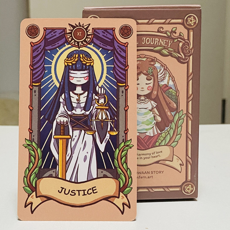 Tarot Deck With Guidebook - Joyful Journey Tarot cards 79pcs Cartoon