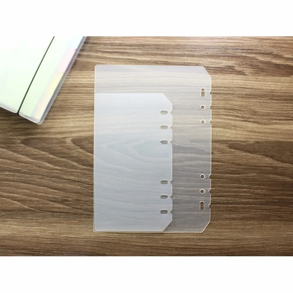 Vintage Leather Journal Notebook - 2 Pcs/set Elastic Transparent Seperator Base
