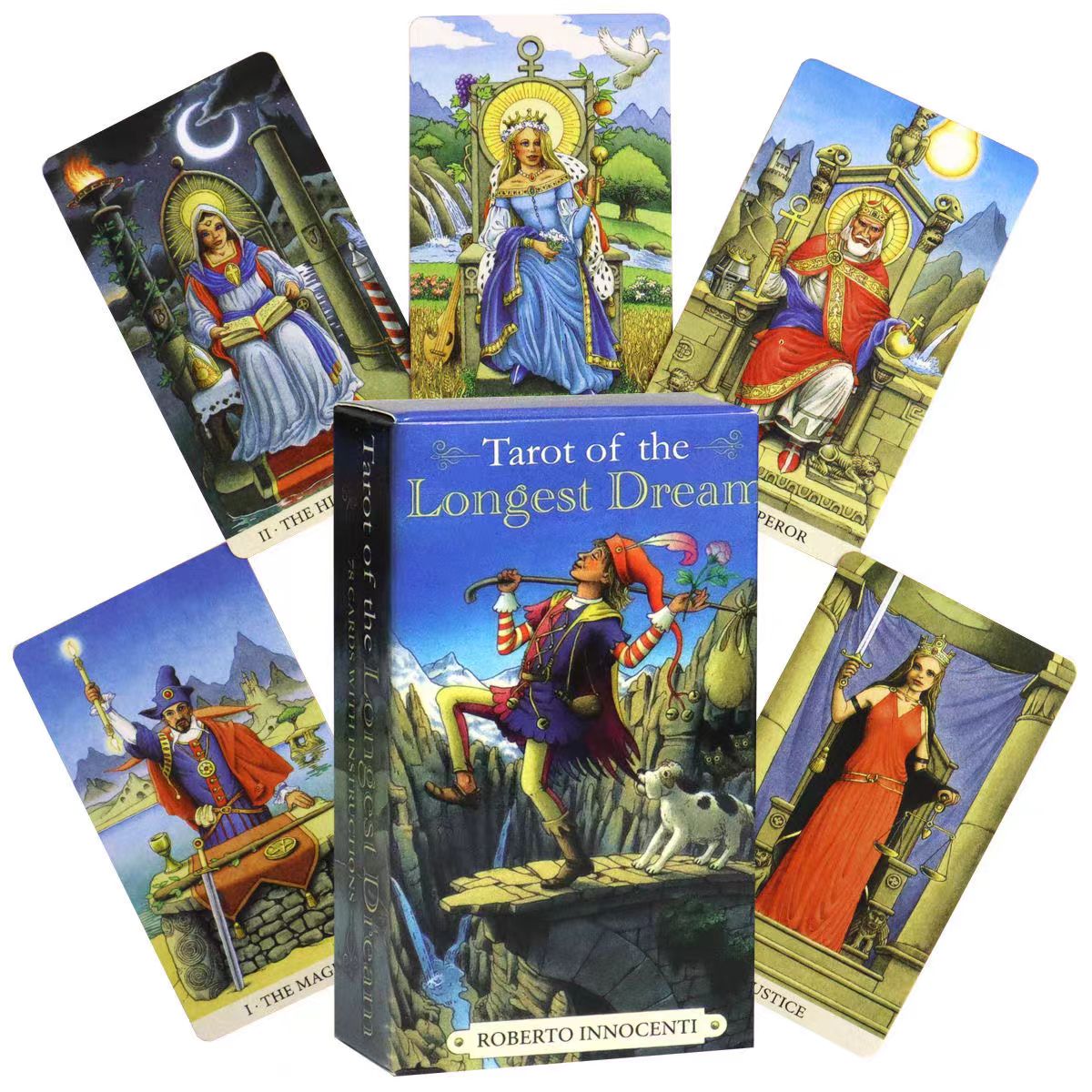 78 Longest Dream Cards With Gu - Tarot Deck With Guidebook ulasan dan harga