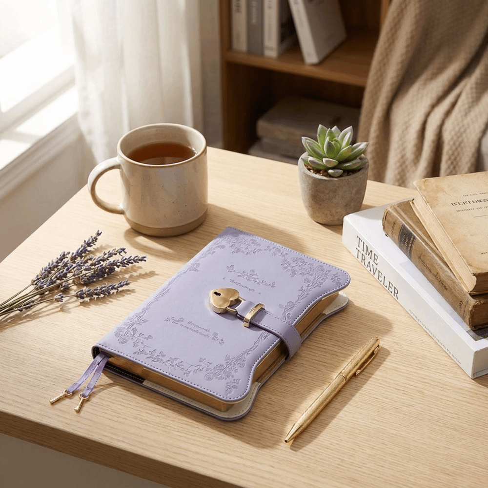 Privacy B6 Love Lock Keys Note - Vintage Leather Journal Notebook ulasan dan harga