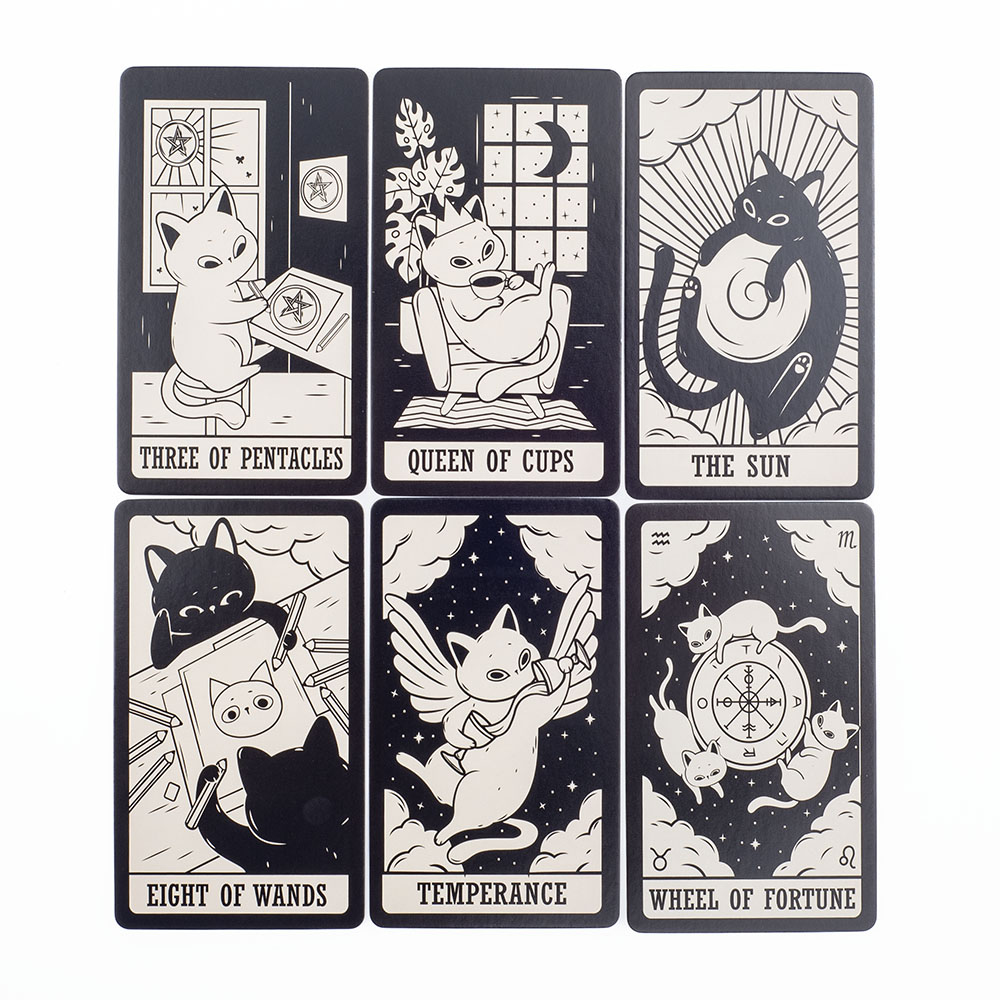 Kitten Tarot Deck 78Pcs Cute B - Tarot Deck With Guidebook ulasan dan harga