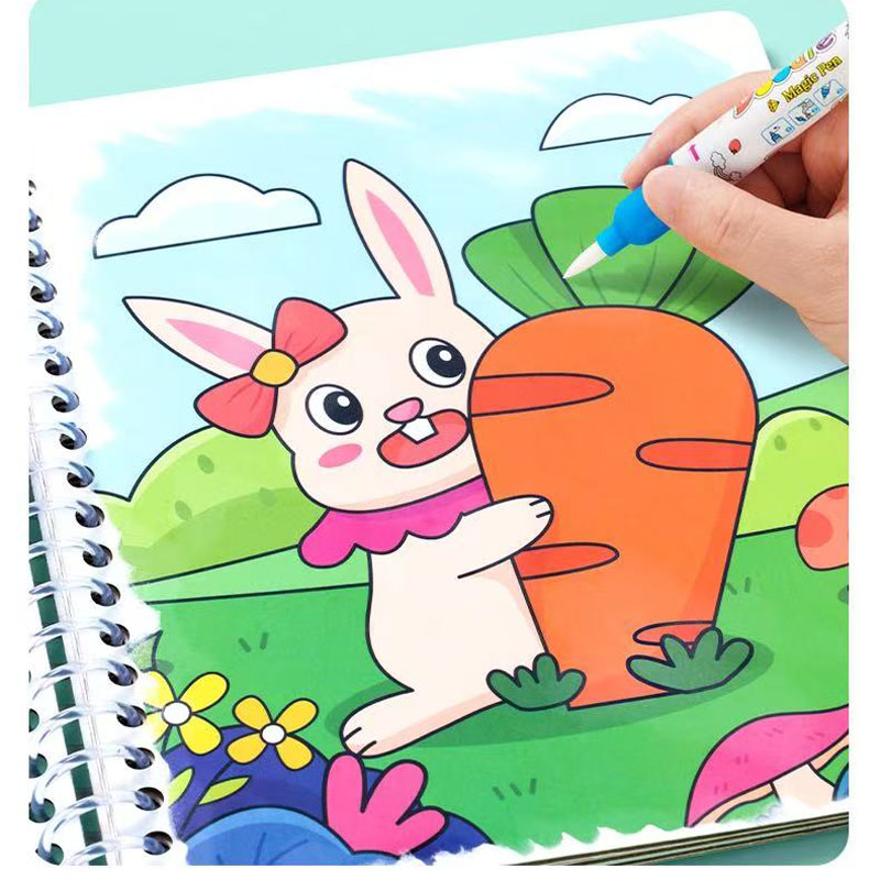 Magic Water Drawing Book Child - Reusable Water Magic Coloring Book ulasan dan harga