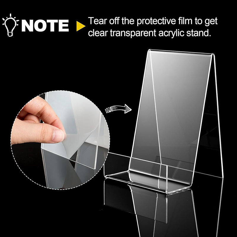 1Pc Clear Acrylic Display Stan - Clear Acrylic Book Stand Holder ulasan dan harga