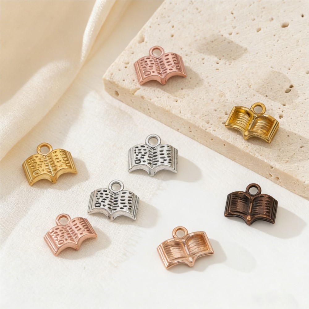 10/20/100pcs Charms Open Book  - Stationery Books ulasan dan harga