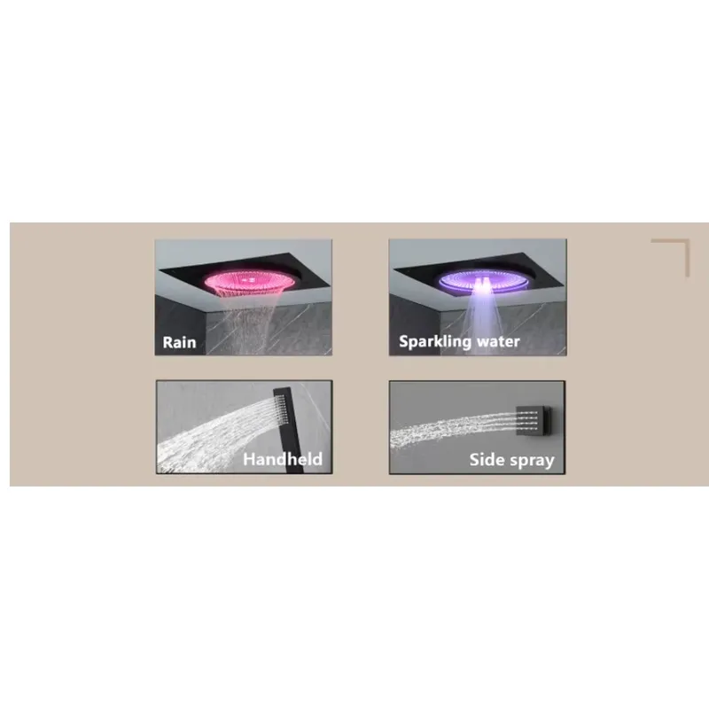 Smart LED Shower Set Bathroom  - Music ulasan dan harga