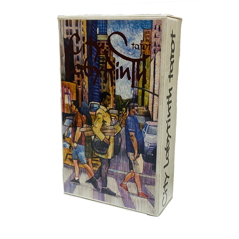 City Labyrinth Tarot Cards 78  - Tarot Deck With Guidebook ulasan dan harga