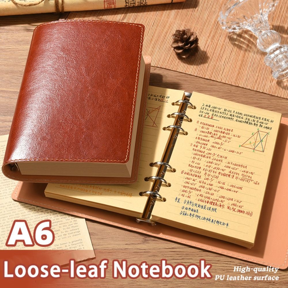 Vintage A5/A6 Notebook PU Leat - Vintage Leather Journal Notebook ulasan dan harga