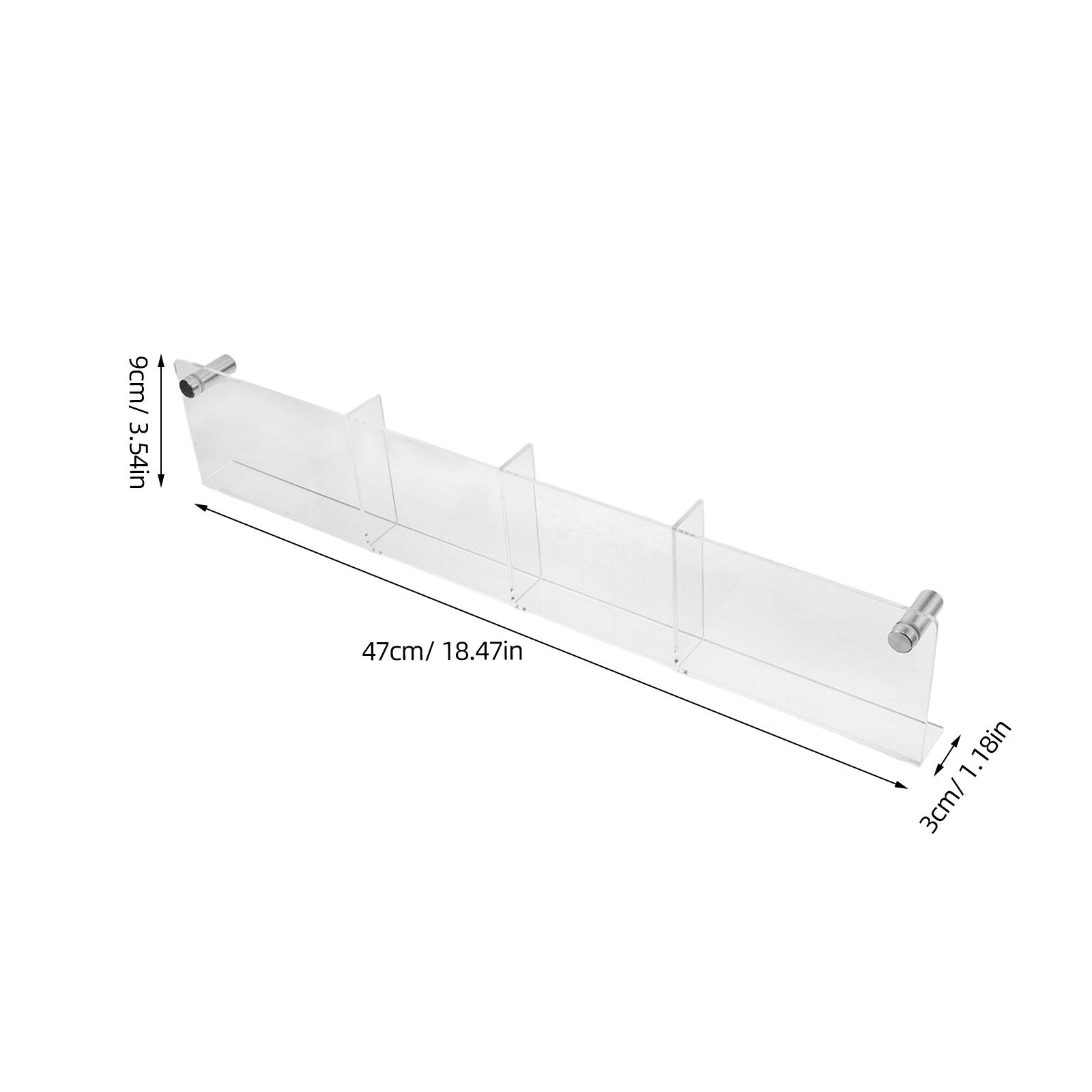 Wall Mounted Acrylic Brochure  - Magazines ulasan dan harga