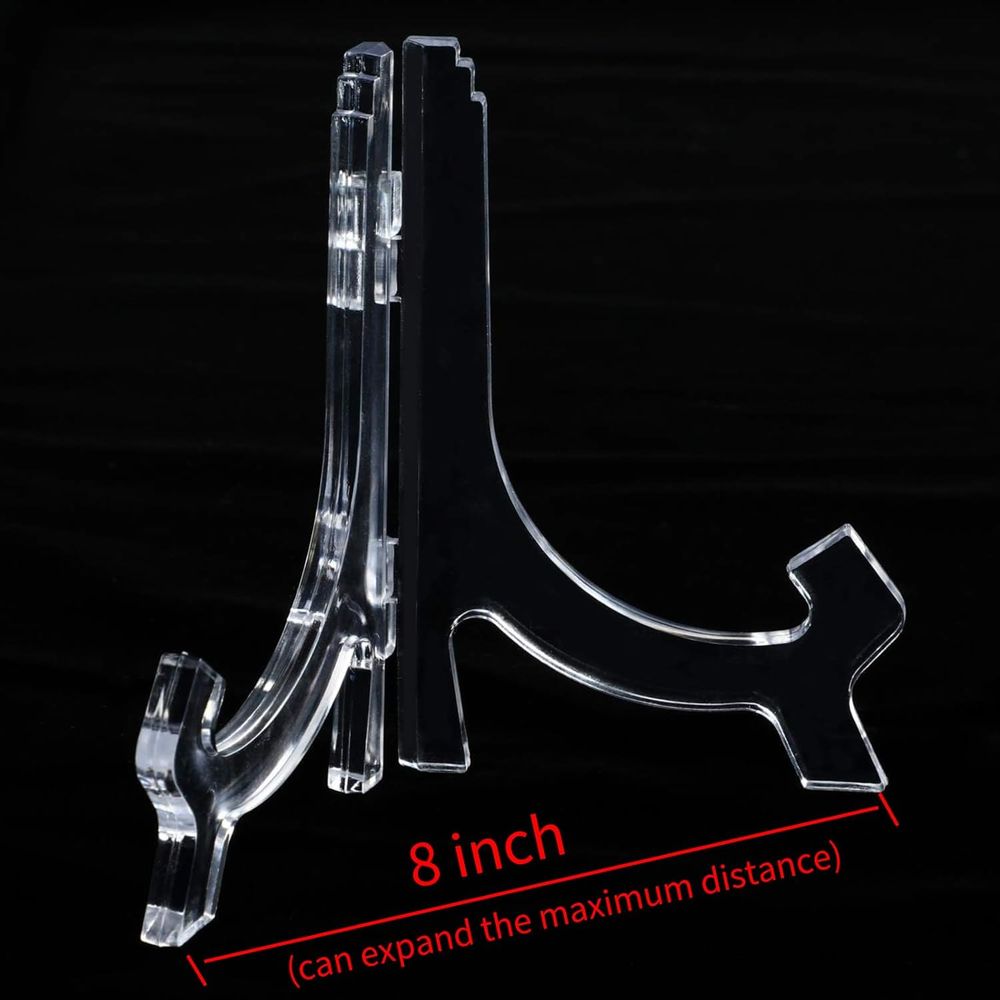6 Pack 7 Inch Clear Acrylic Ea - Clear Acrylic Book Stand Holder ulasan dan harga