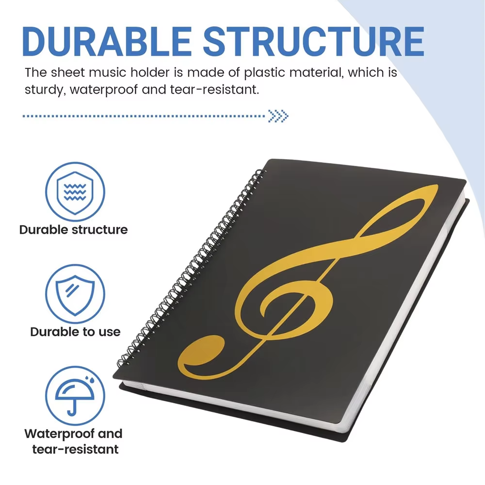 Flexible 40 Pages Piano Music  - Blank Sheet Music Notebook ulasan dan harga