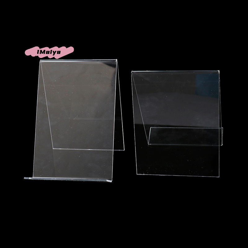 M-1pcs Clear Acrylic Display B - Clear Acrylic Book Stand Holder ulasan dan harga