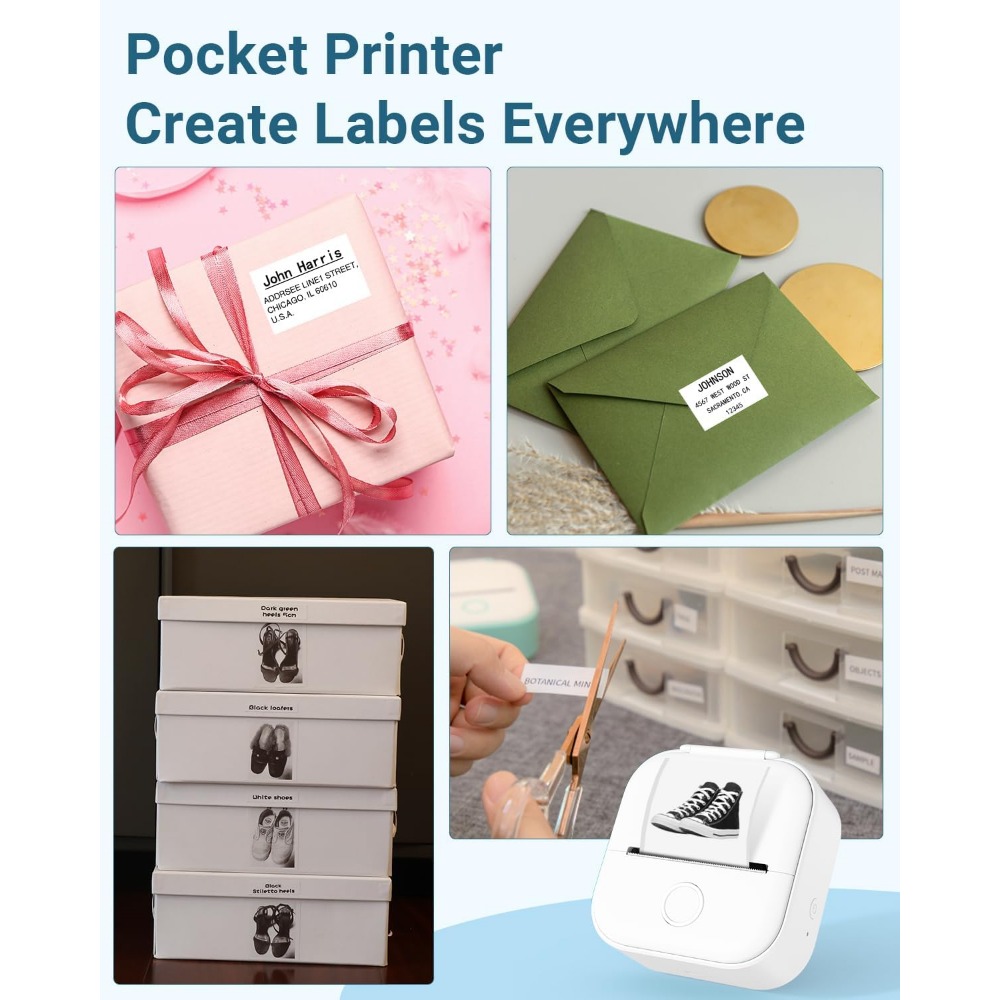 Phomemo T02 Wireless Pocket Th - Mini Pocket Thermal Printer Paper Roll ulasan dan harga
