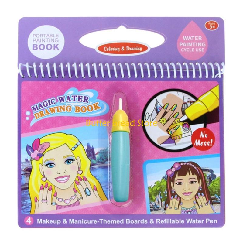 W89C Magical Water Drawing Pad - Reusable Water Magic Coloring Book ulasan dan harga
