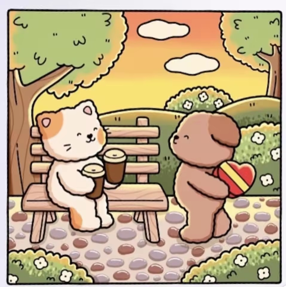 FUZZY IN LOVE Bold-easy Patter - Adult Coloring Book Stress Relief ulasan dan harga