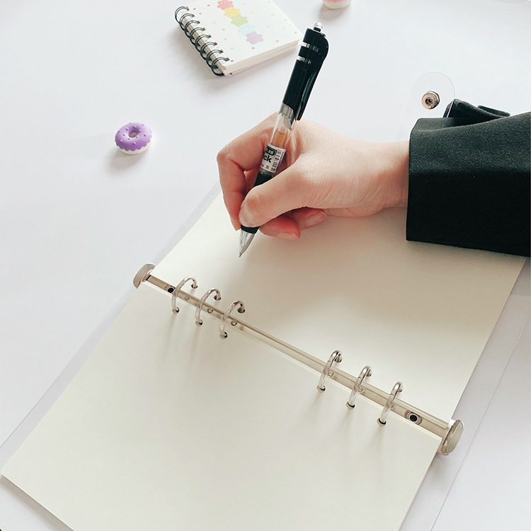 A5 A6 A7 Loose Leaf Notebook R - A5 Spiral Dotted Grid Notebook ulasan dan harga