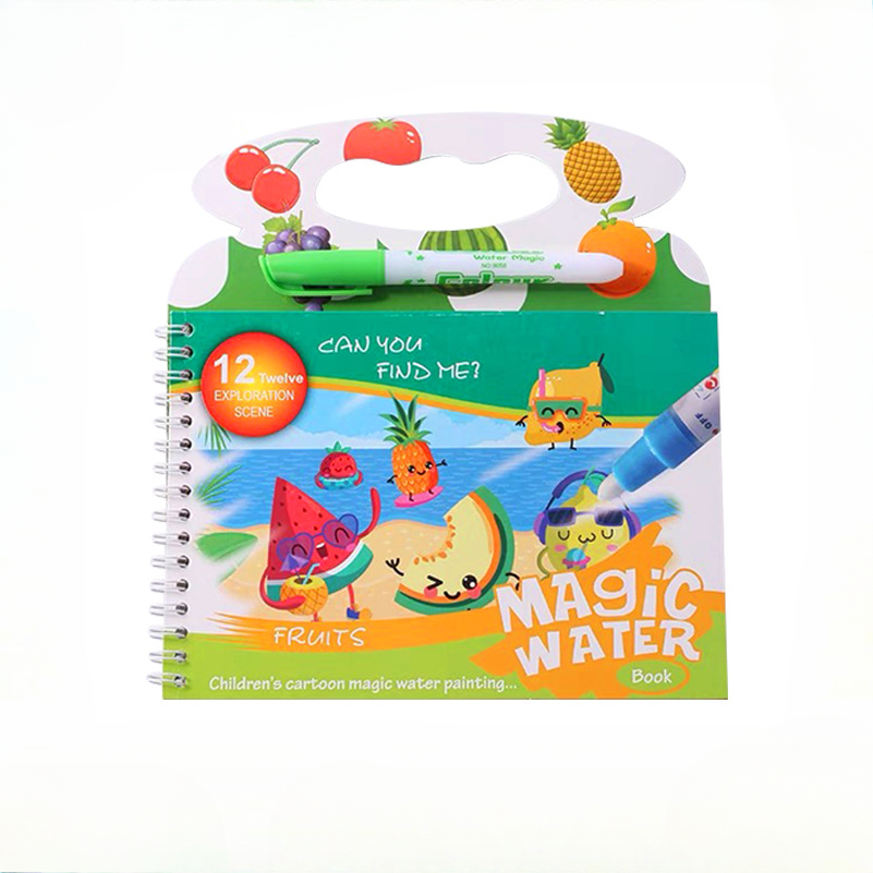 Children's Magic Water Paintin - Reusable Water Magic Coloring Book ulasan dan harga