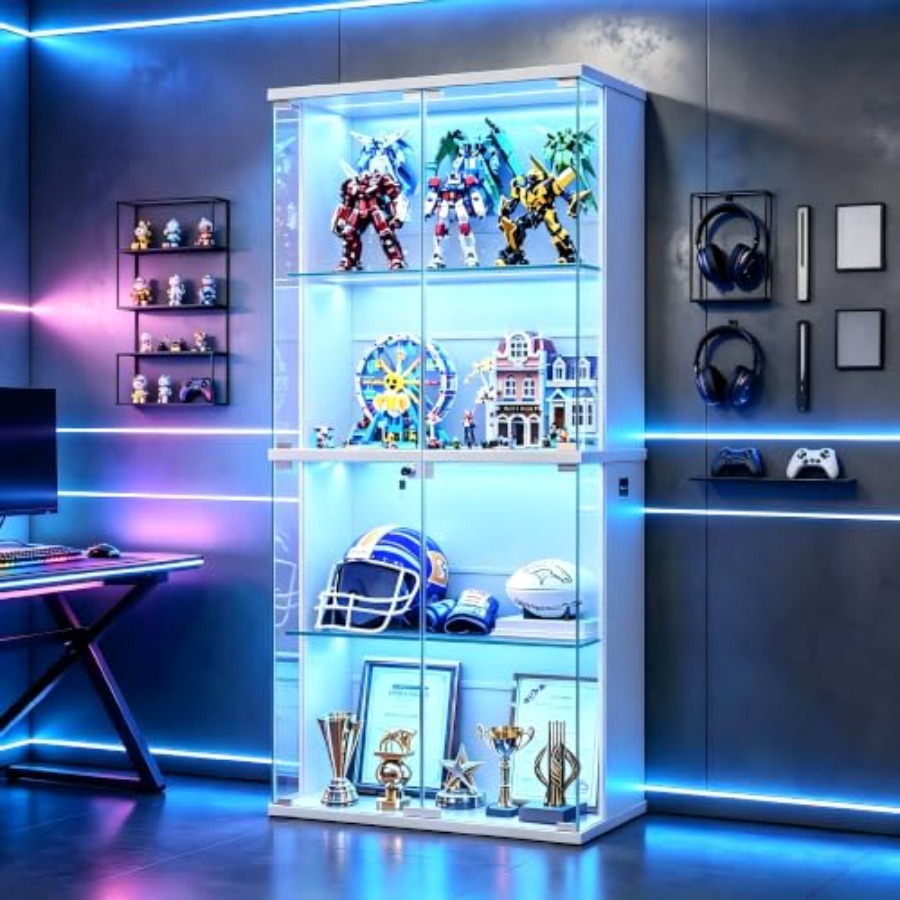 66 Glass Display Cabinet for C - Books ulasan dan harga