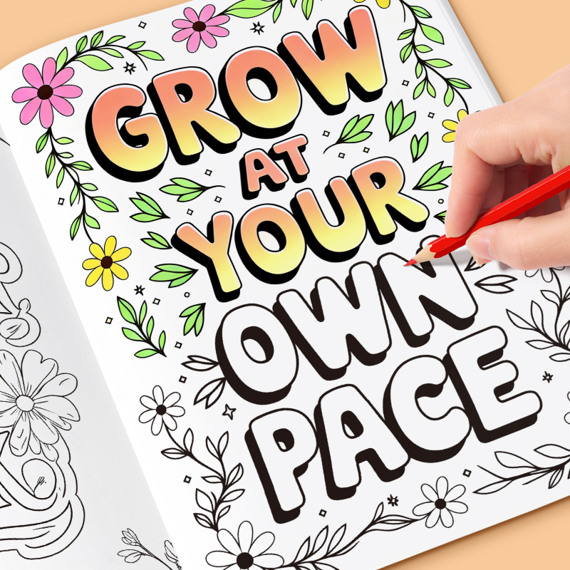 32 Pages Mental Health Colorin - Adult Coloring Book Stress Relief ulasan dan harga