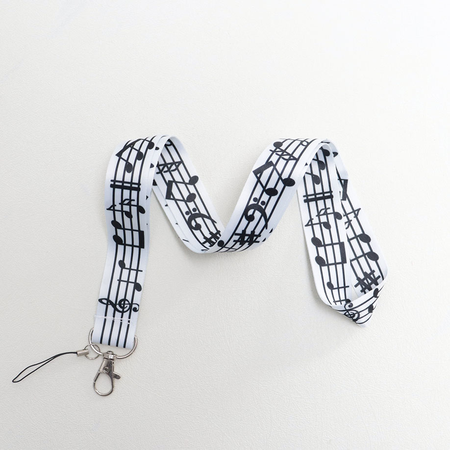 Musical Notes Lanyards for Key - Blank Sheet Music Notebook ulasan dan harga
