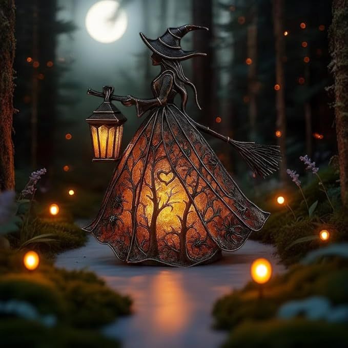 Witch Resin Tabletop Night Lig - Movies ulasan dan harga