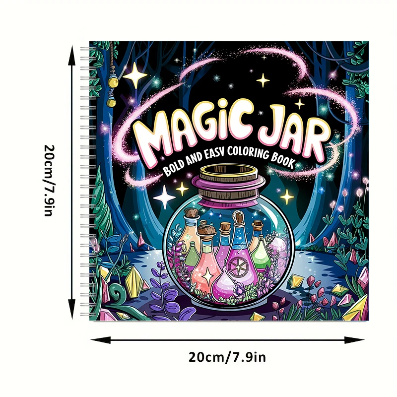 Coloring Book Magic Jar for Ad - Adult Coloring Book Stress Relief ulasan dan harga