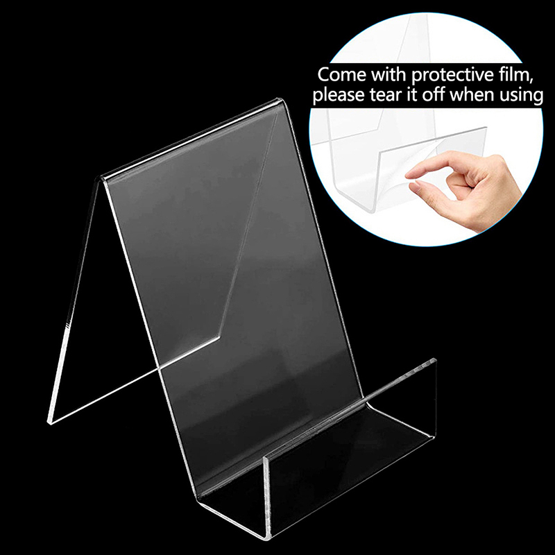 1pc Clear Acrylic Display Book - Clear Acrylic Book Stand Holder ulasan dan harga