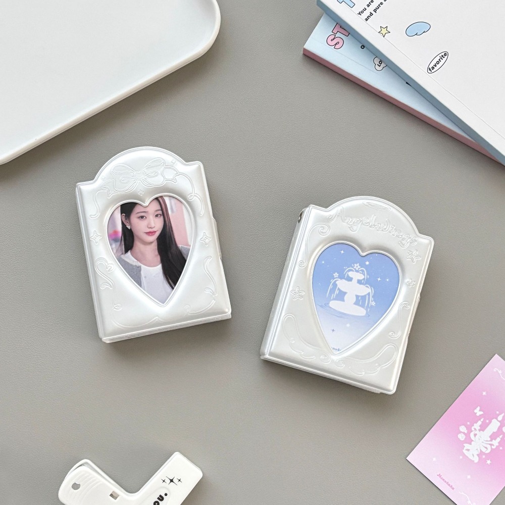 Iridescent Pearl Angel Wings 1 - Kpop Photo Card Binder 3 Inch ulasan dan harga