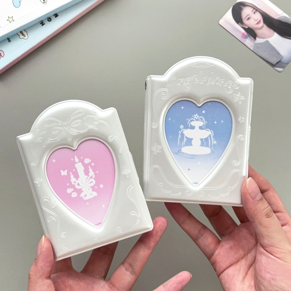 Iridescent Pearl Angel Wings 1 - Kpop Photo Card Binder 3 Inch ulasan dan harga