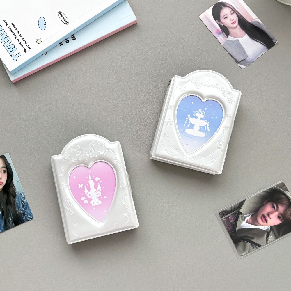 Iridescent Pearl Angel Wings 1 - Kpop Photo Card Binder 3 Inch ulasan dan harga