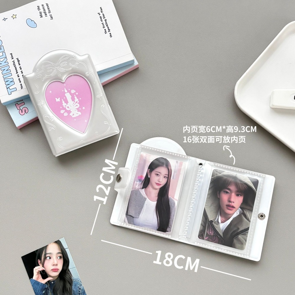 Iridescent Pearl Angel Wings 1 - Kpop Photo Card Binder 3 Inch ulasan dan harga