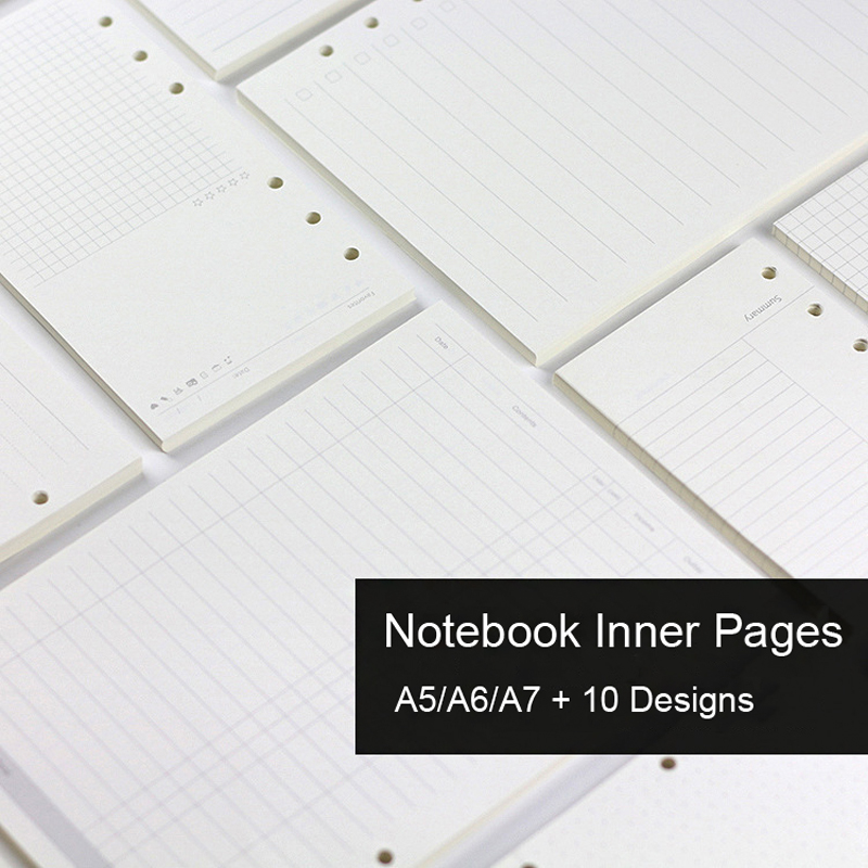 A5 A6A7 45 Sheets Loose Leaf N - A5 Spiral Dotted Grid Notebook ulasan dan harga
