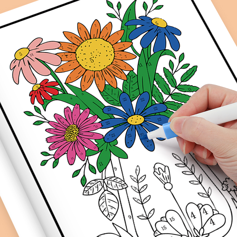 Color by Number for Adults Col - Adult Coloring Book Stress Relief ulasan dan harga