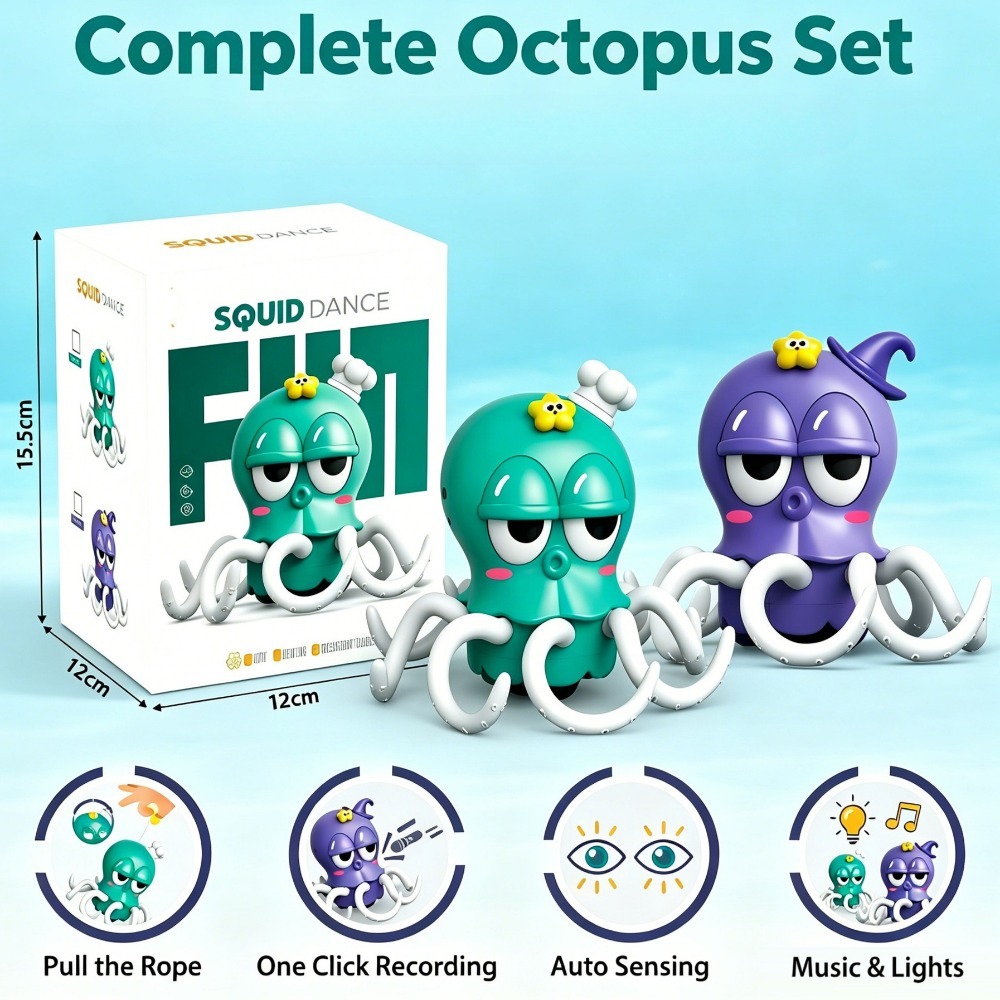 Electric Dancing Octopus Toy A - Music ulasan dan harga