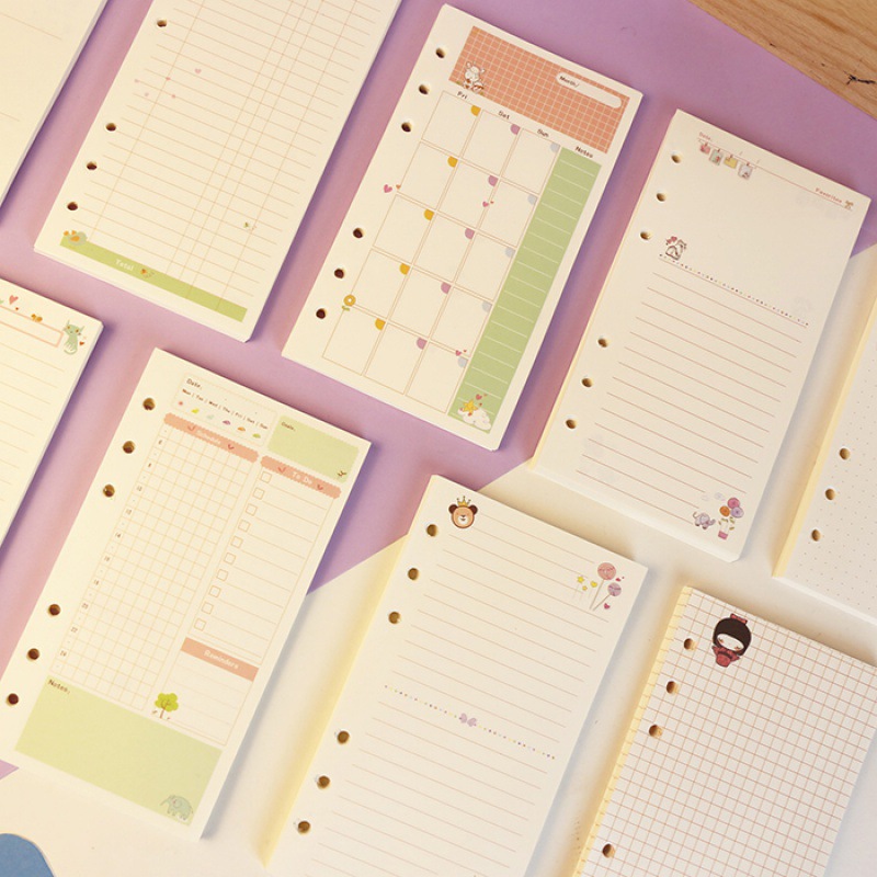 2026Colored A5 A6 Loose Leaf N - A5 Spiral Dotted Grid Notebook ulasan dan harga
