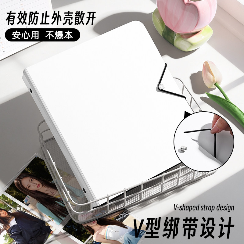 SINGBA Minimalist Big A5 4-Poc - Kpop Photo Card Binder 3 Inch ulasan dan harga