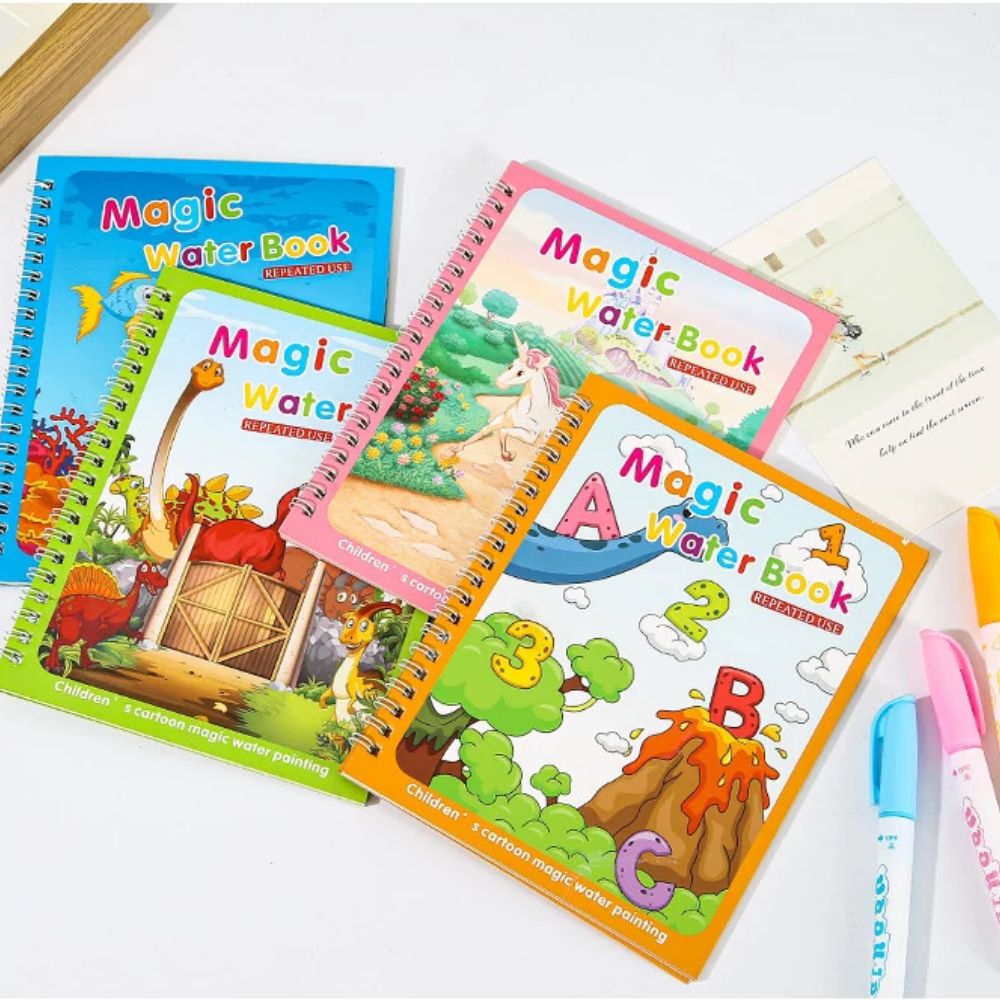 Magical Book Water Drawing Mon - Reusable Water Magic Coloring Book ulasan dan harga