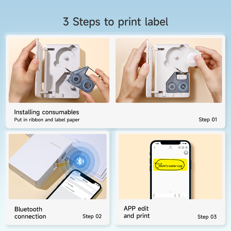 Niimbot N1/B18 Thermal Transfe - Mini Pocket Thermal Printer Paper Roll ulasan dan harga