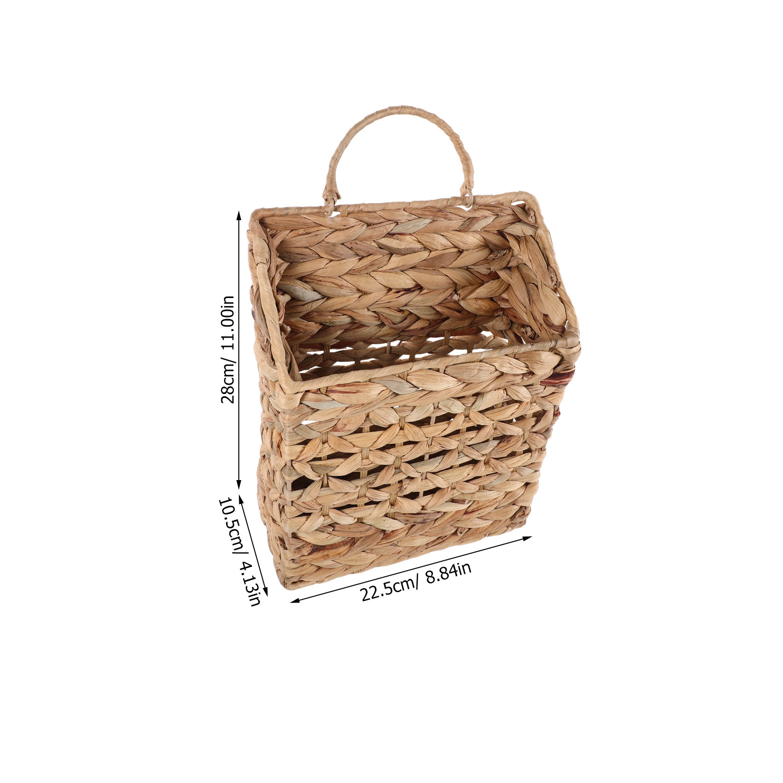 Woven Hanging Wall Basket Ratt - Magazines ulasan dan harga