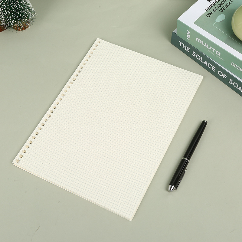 A5 B5 Line Grid 20Holes Loose- - A5 Spiral Dotted Grid Notebook ulasan dan harga