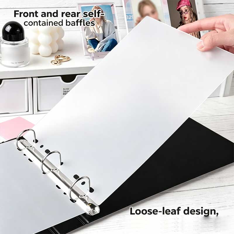 7 8 Slots Wide A5 D Ring Binde - Kpop Photo Card Binder 3 Inch ulasan dan harga