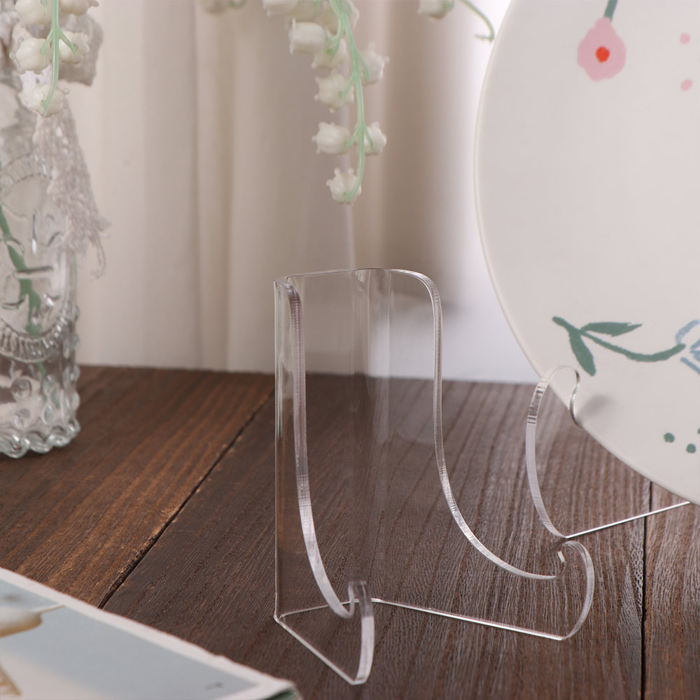 Tablet Holder Acrylic Flat Pla - Clear Acrylic Book Stand Holder ulasan dan harga