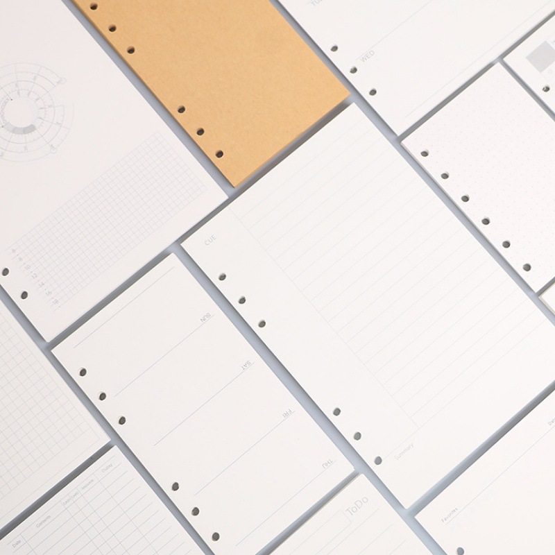 A5 A6 A7 Loose Leaf Notebook R - A5 Spiral Dotted Grid Notebook ulasan dan harga