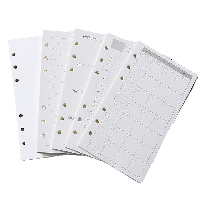 A5 A6 A7 Loose Leaf Notebook R - A5 Spiral Dotted Grid Notebook ulasan dan harga