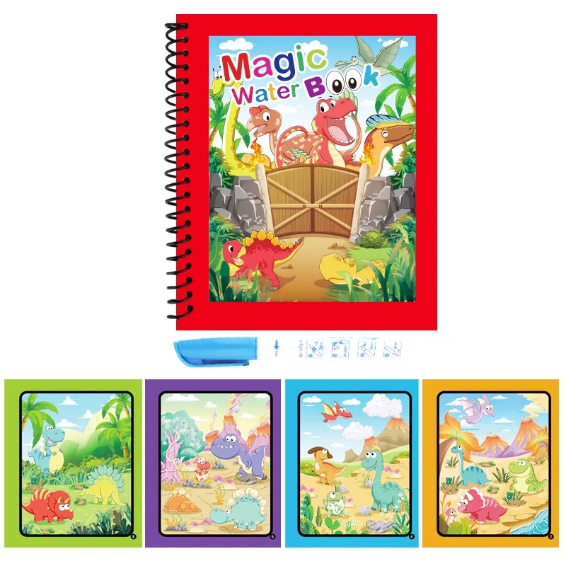 1Pc Reusable Magic Water Book  - Reusable Water Magic Coloring Book ulasan dan harga