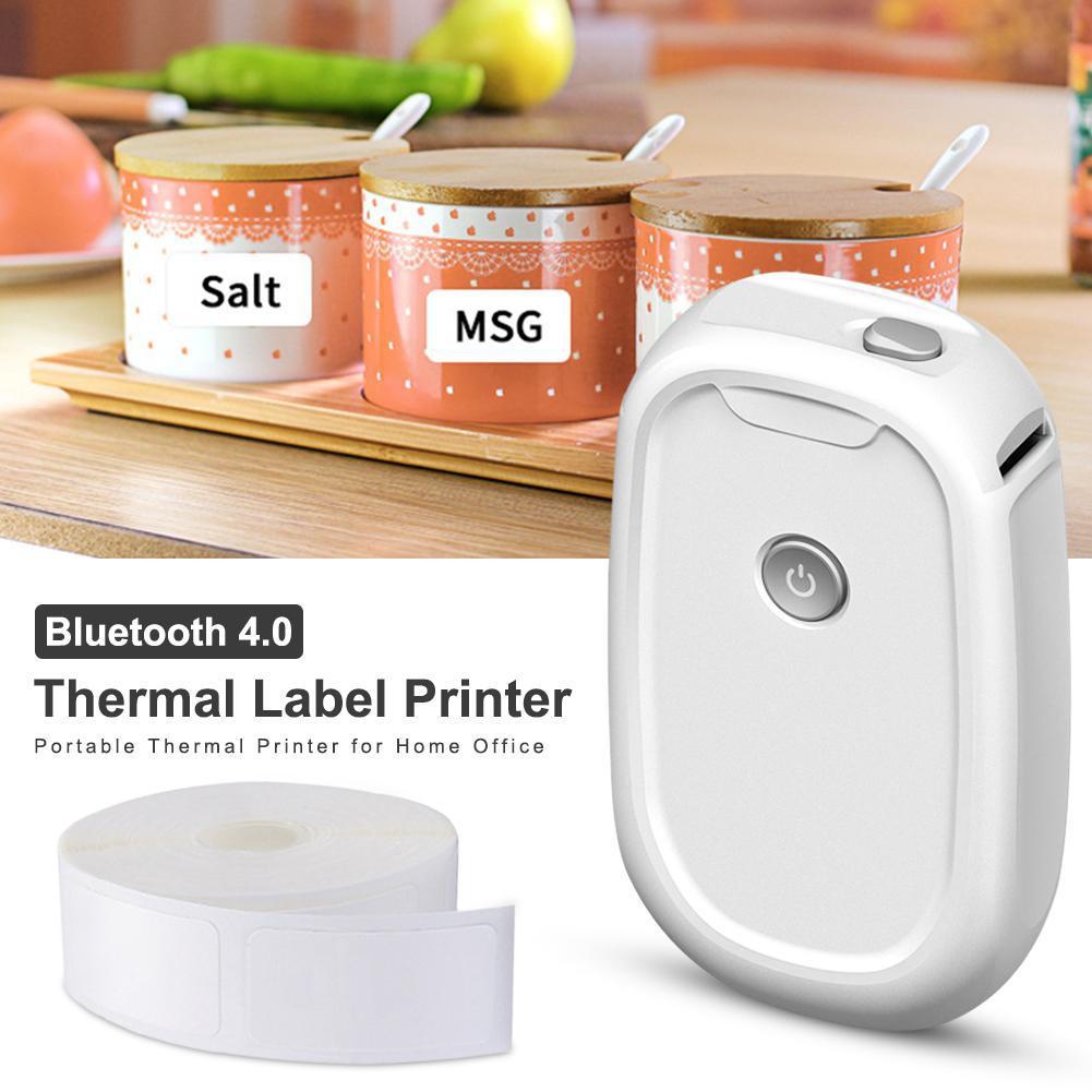 Wireless Portable Label Maker  - Mini Pocket Thermal Printer Paper Roll ulasan dan harga