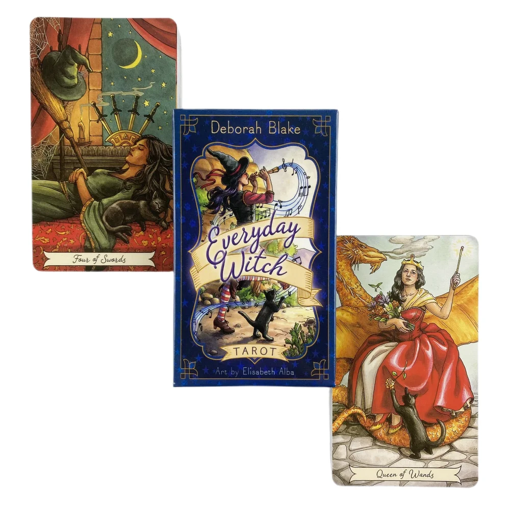 Everyday Witch Tarot Cards Dec - Tarot Deck With Guidebook ulasan dan harga