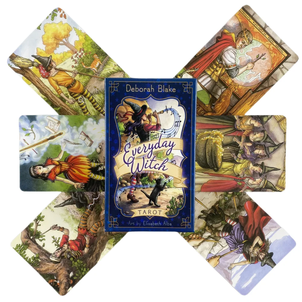 Everyday Witch Tarot Cards Dec - Tarot Deck With Guidebook ulasan dan harga