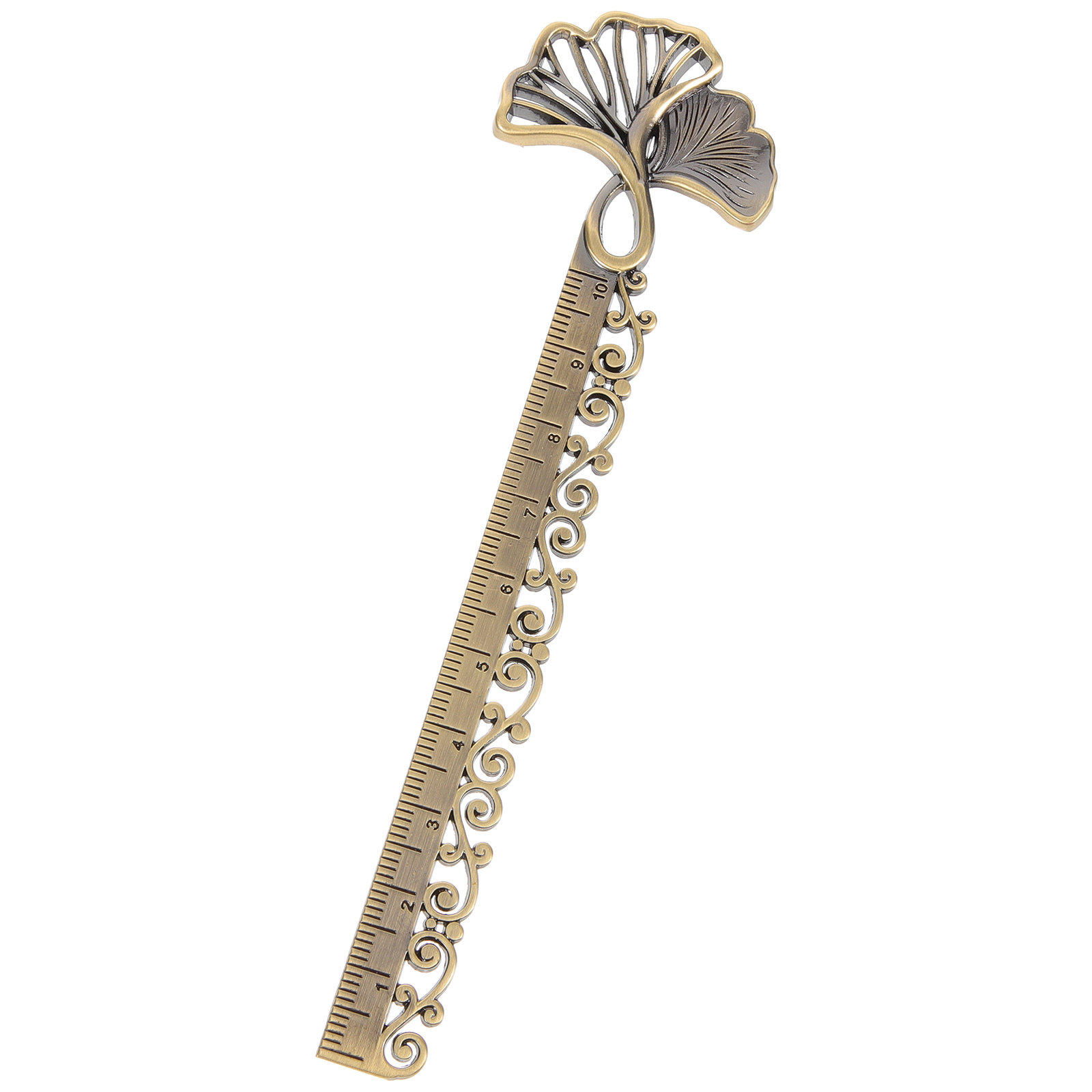Metal Hollow Ginkgo Bookmark R - Stationery Books ulasan dan harga