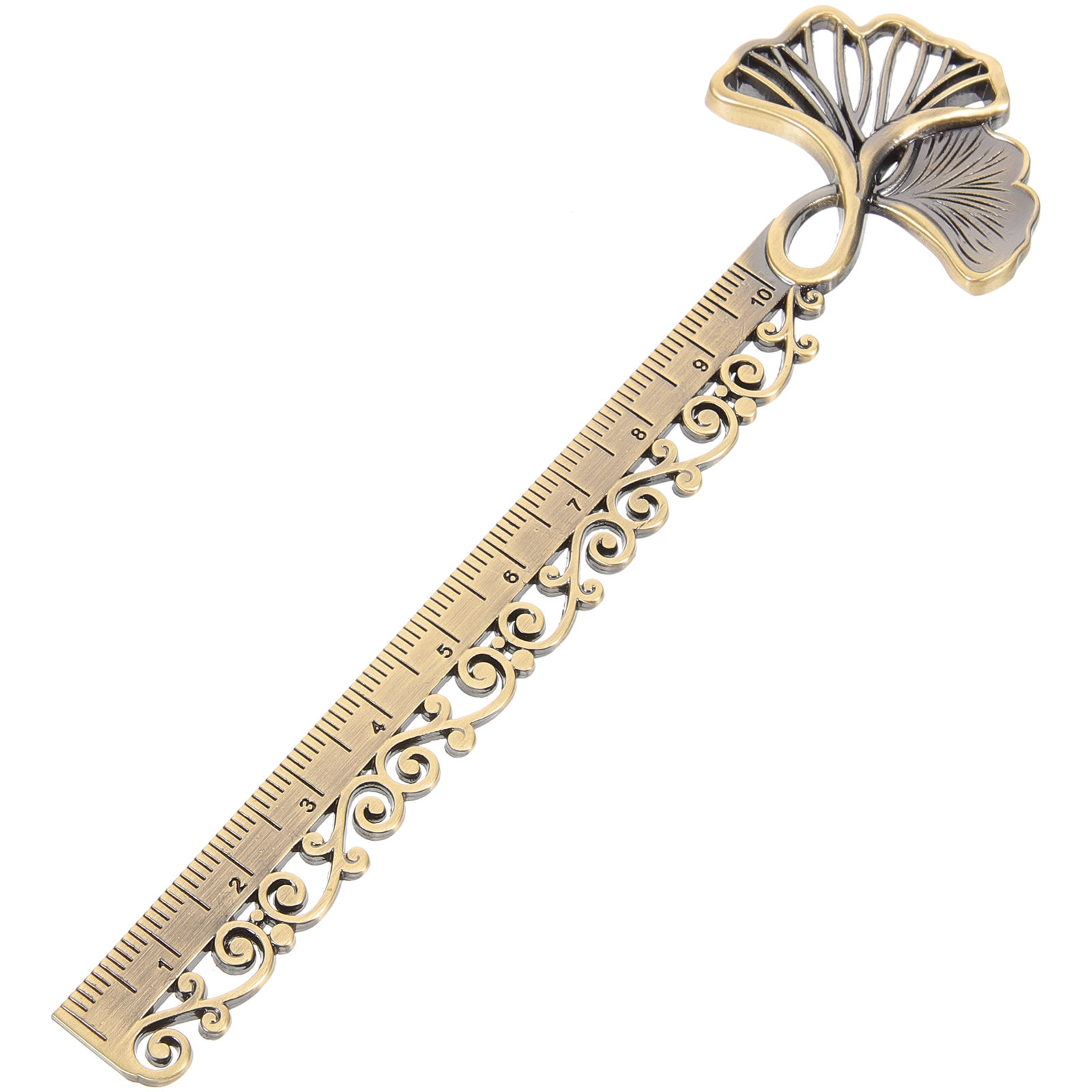 Metal Hollow Ginkgo Bookmark R - Stationery Books ulasan dan harga